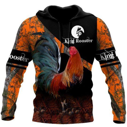 Rooster King Orange Camouflage Cool All Over Print  For Men _ Women  HO2805