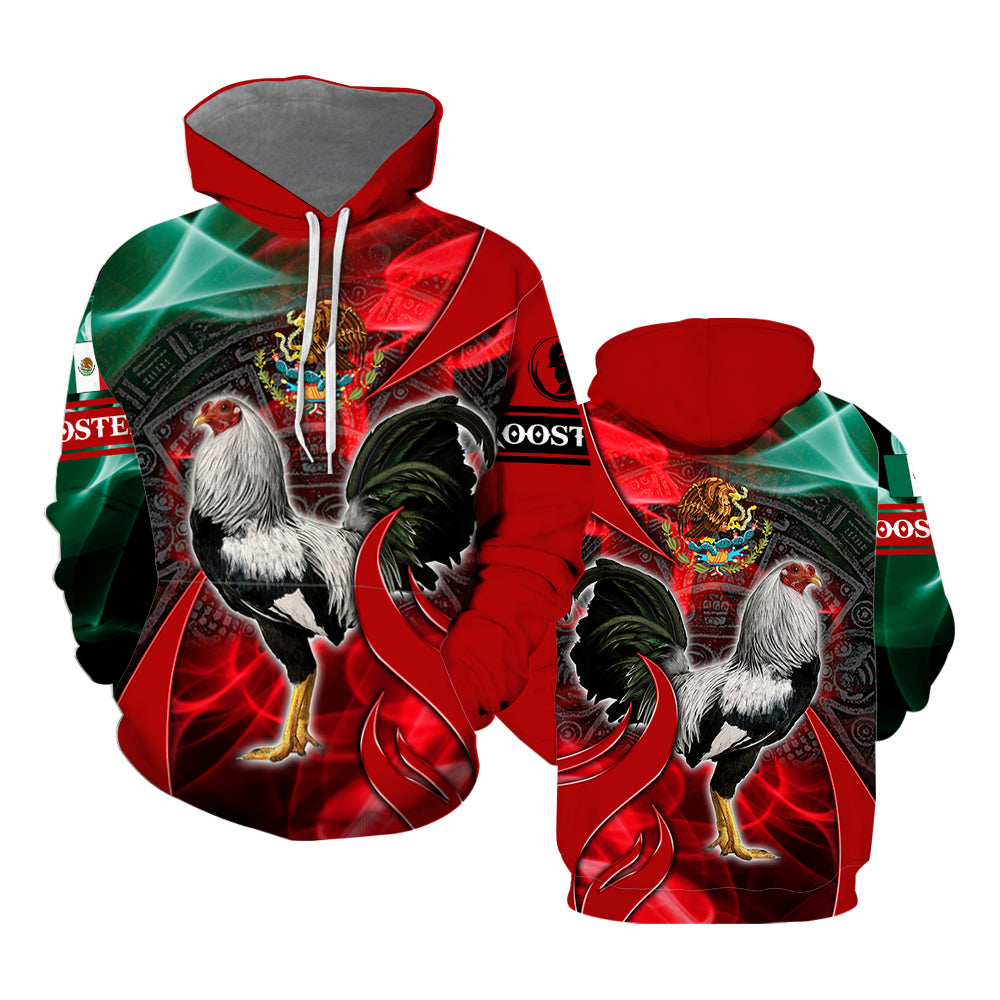 Rooster Mexico Hoodie All Over Print  For Men _ Women  HP5648