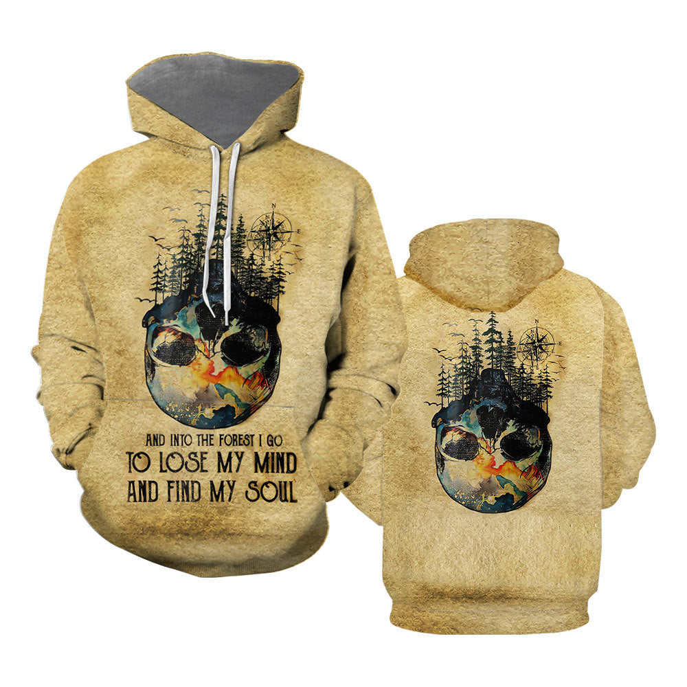 Skull Forest Hoodie All Over Print For Men _ Women TH1222
