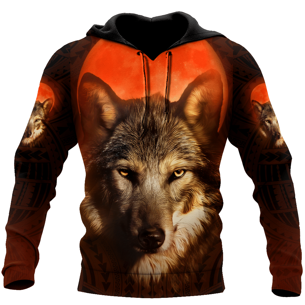 Wolf Orange All Over Print  For Men _ Women  HO1493