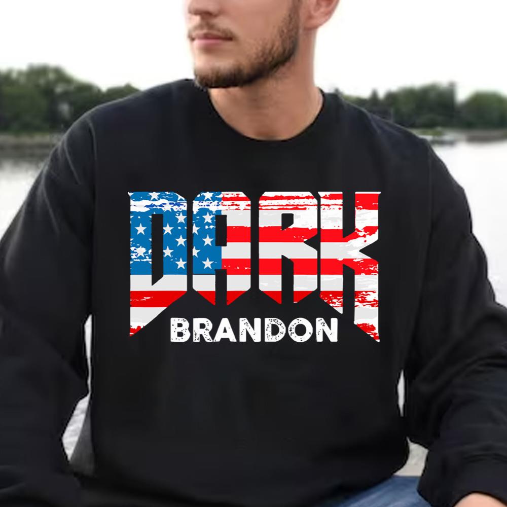 Dark Brandon Funny Dark Brandon Saving America Libera T-Shirt