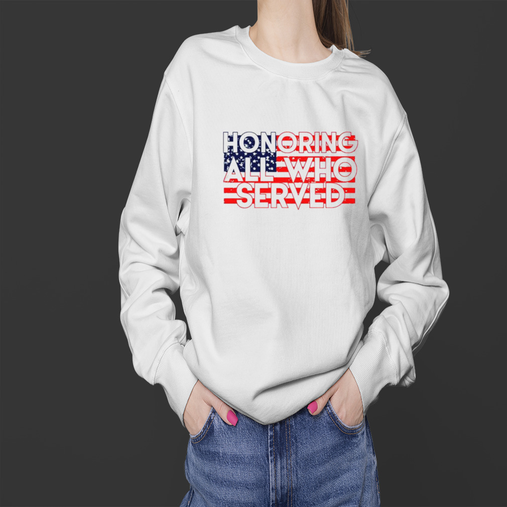 Demo Veterans Day 2023 Honoring All Who Served T-shirt 4 Sweater