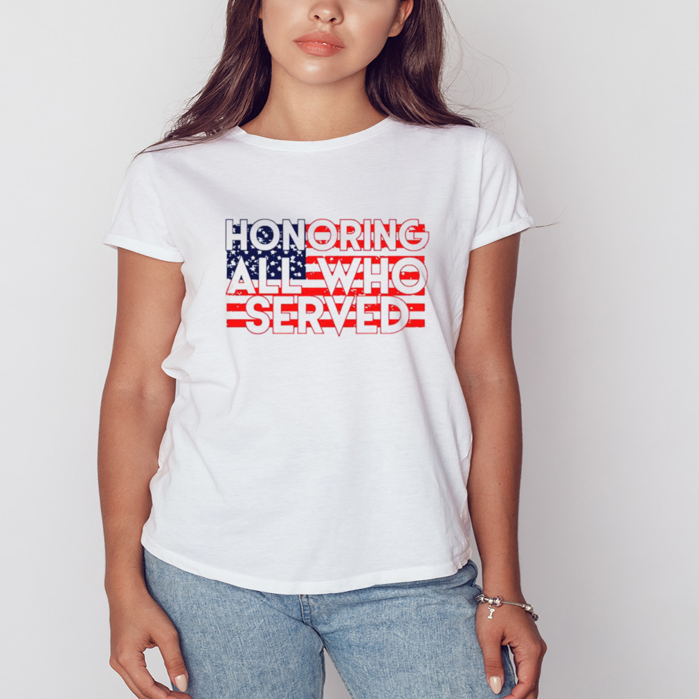 Demo Veterans Day 2023 Honoring All Who Served T-shirt 2 Women's shirt