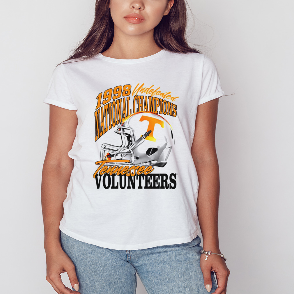 Tennessee Volunteers 1998 Undefeated National Champions Helmet Shirt 2 Women's shirt