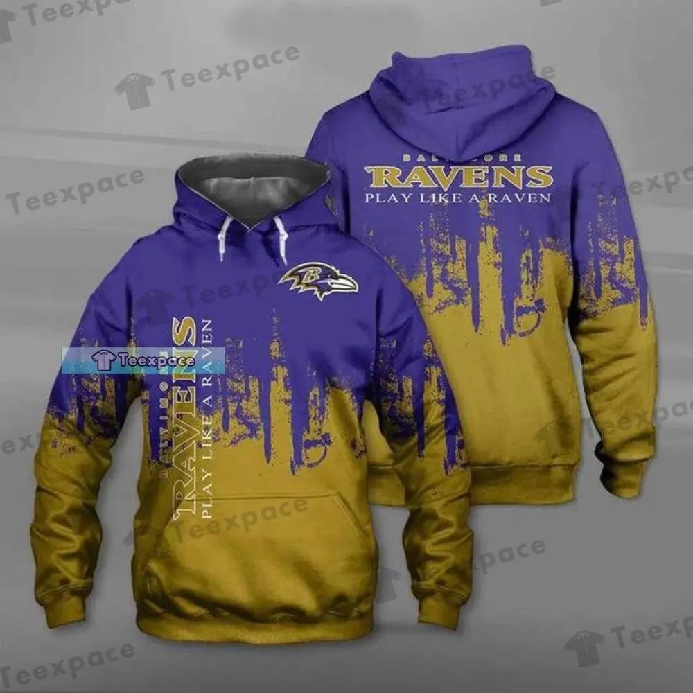 Baltimore Ravens Hoodies Sale 3D Sweatshirt Long Sleeve