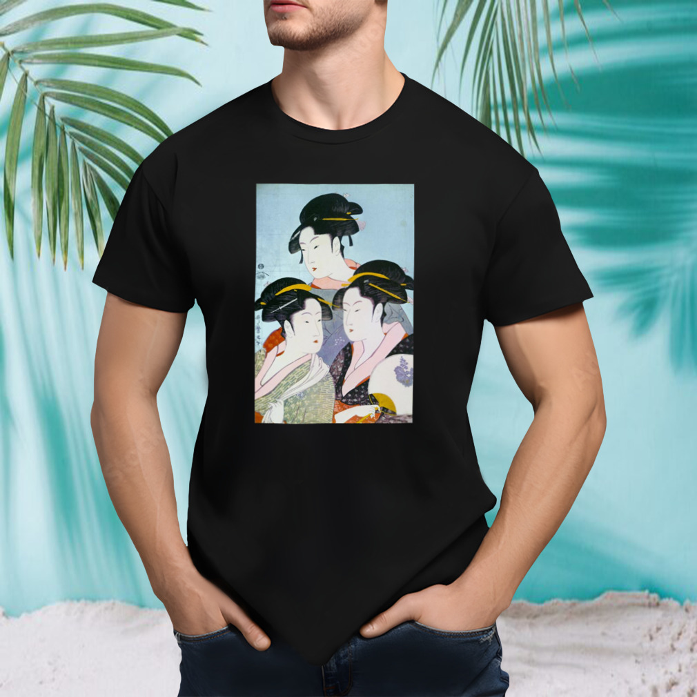 Kitagawa Utamaro Three Beauties Of The Present Day shirt