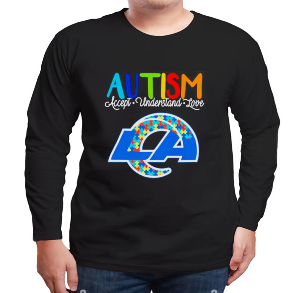 Los Angeles Rams Nfl Autism Awareness Accept Understand Love T-shirt,Sweater,  Hoodie, And Long Sleeved, Ladies, Tank Top