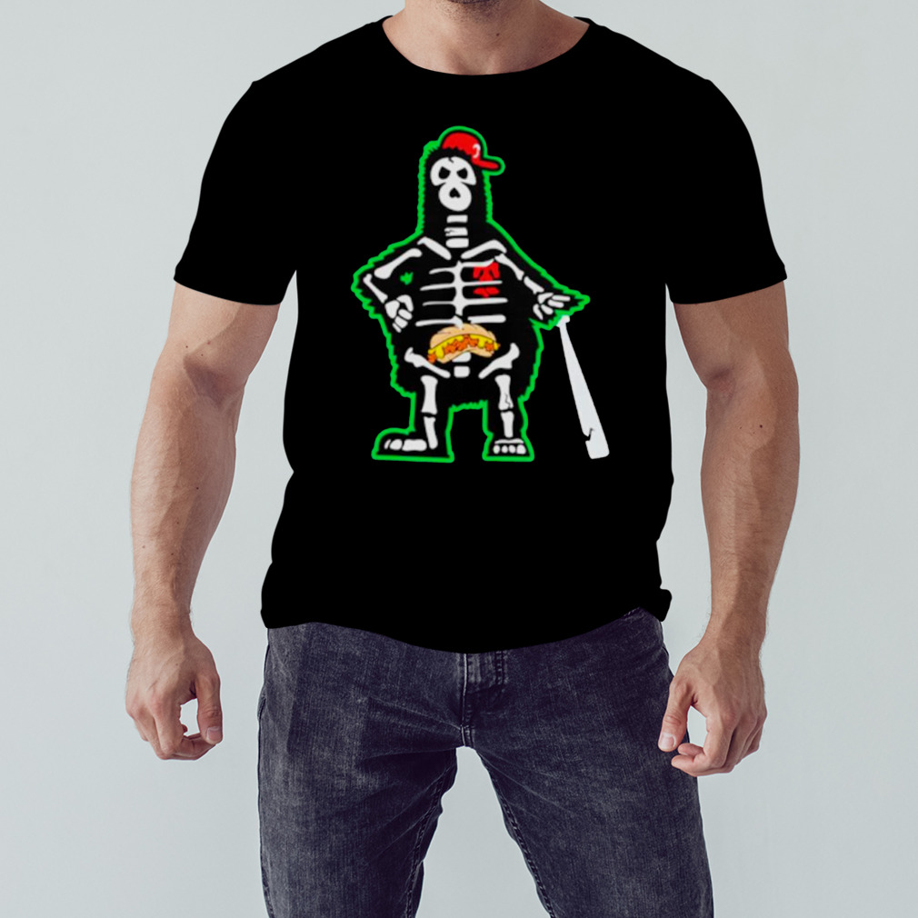 Skeleton Philly phan to the bone shirt