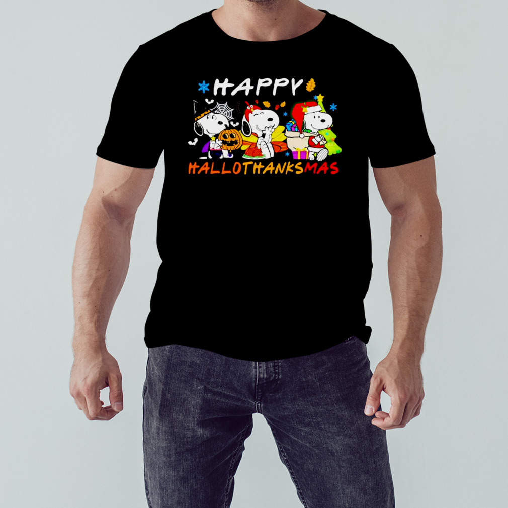 Snoopy Happy Hallothanksmas shirt