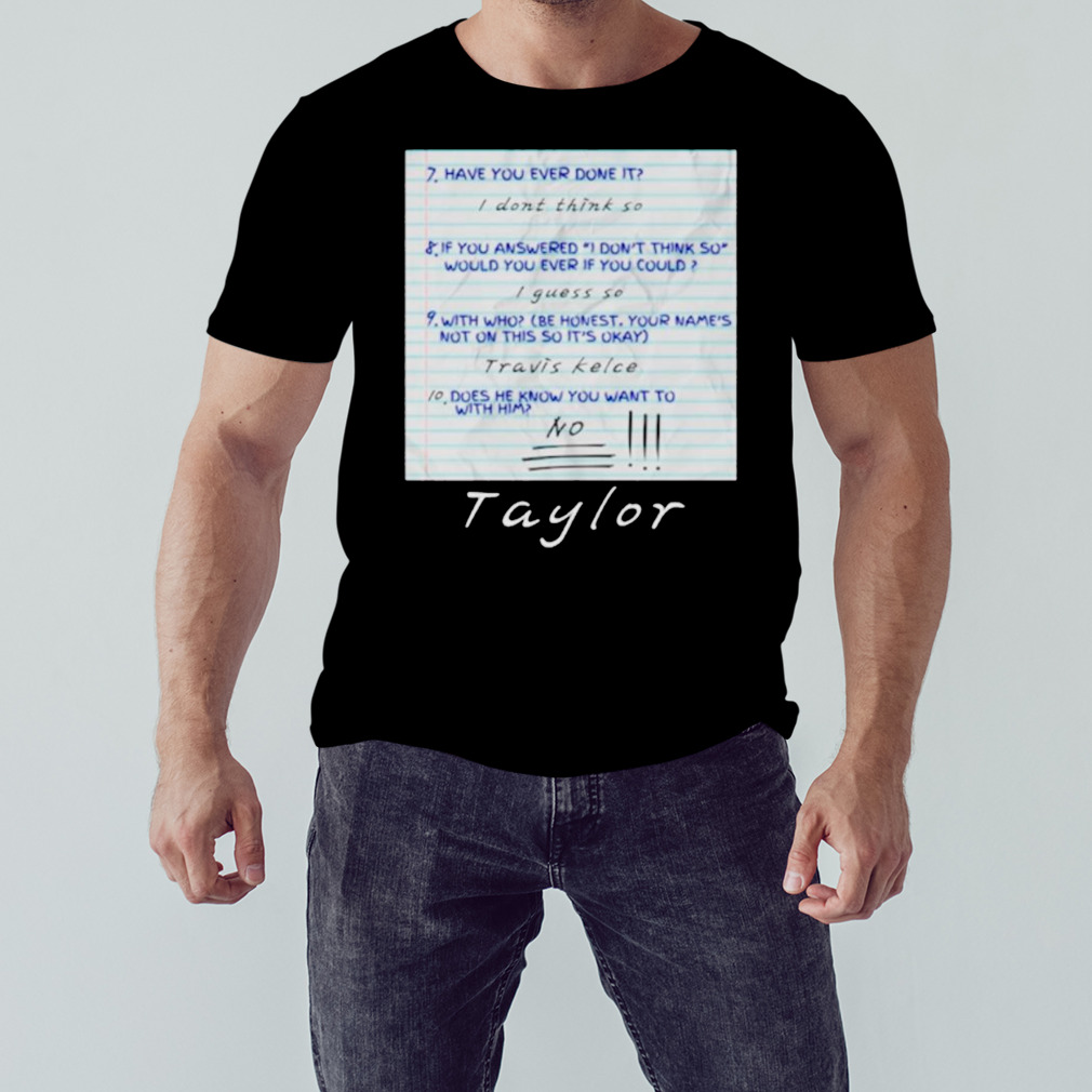 Taylorand Travis Go Taylors Boyfriend football Party shirt