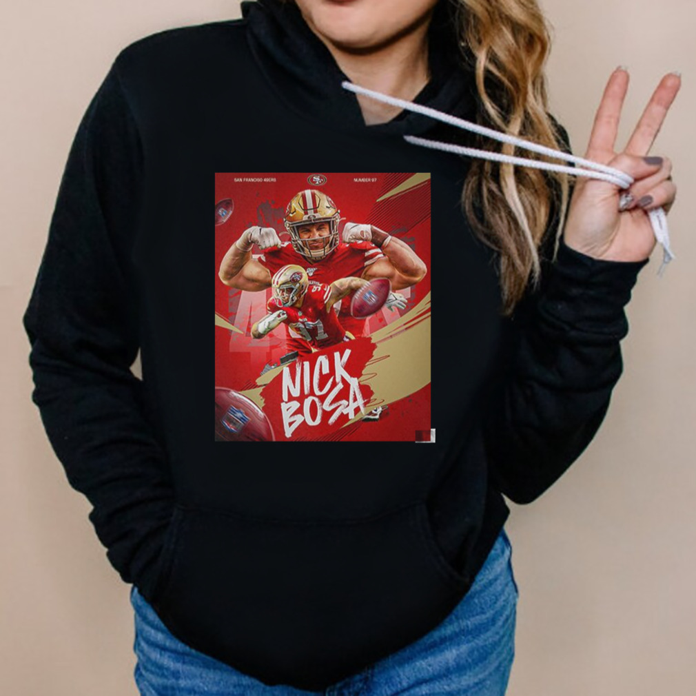 Nick Bosa San Francisco 49ers Number 97 3D T-Shirt - Binteez