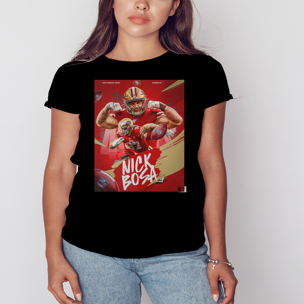 Nick Bosa San Francisco 49ers Number 97 3D T-Shirt - Binteez