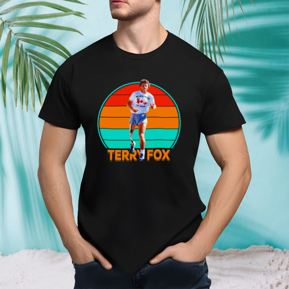 Terry Fox marathon of hope vintage shirt