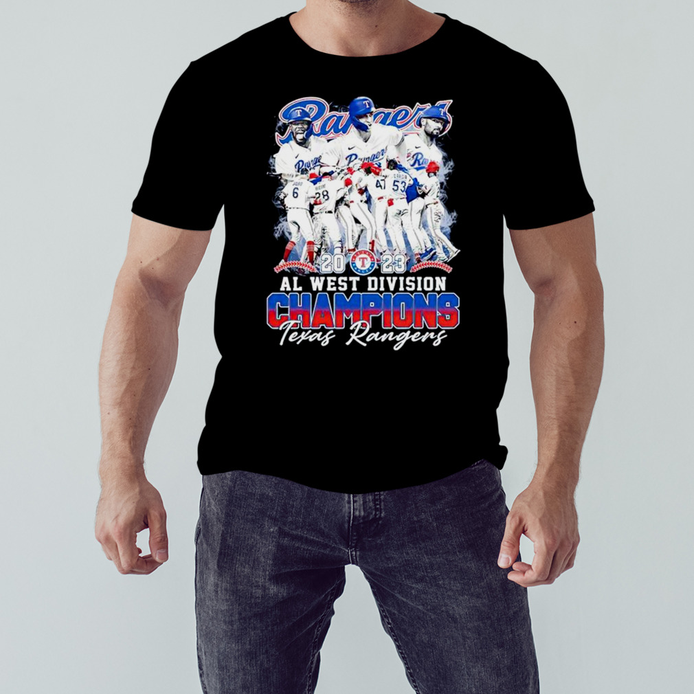 Texas Rangers Al West Division Champions 2023 Players Shirt - Peanutstee
