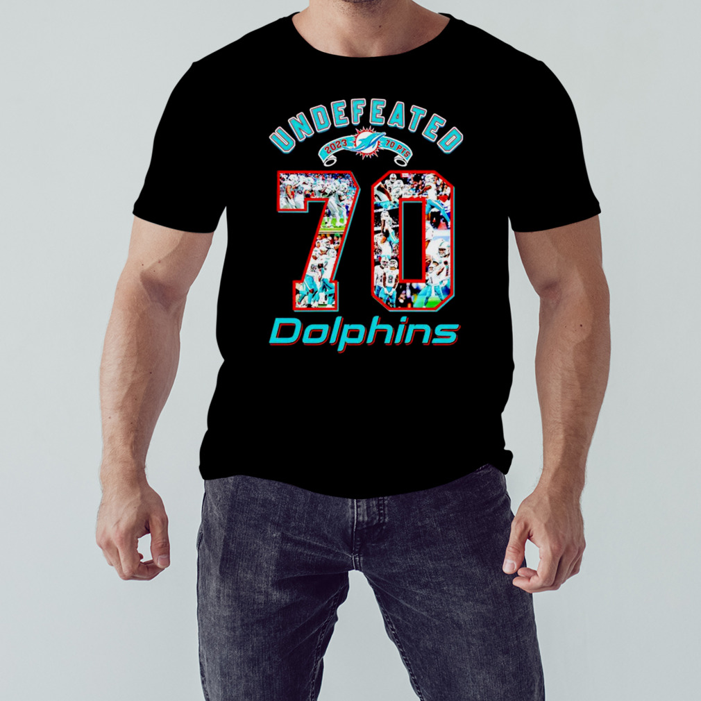 Miami Dolphins Undefeated 70 Points 2023 Shirt - Limotees