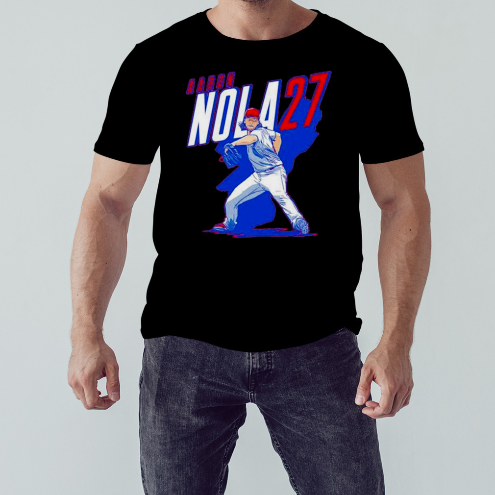 Aaron Nola Name And Number Mlbpa Shirt