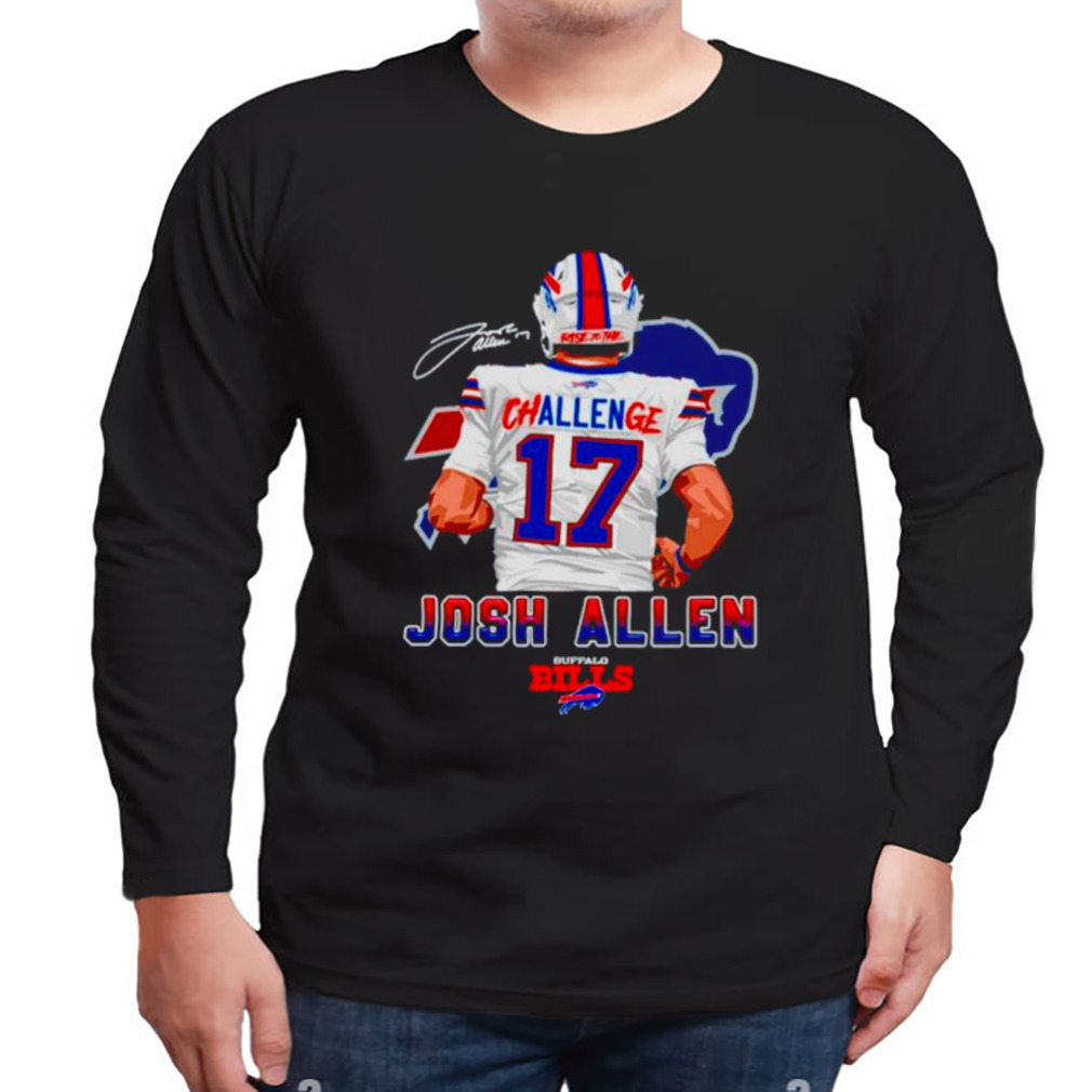 Buffalo Bills Challenge Josh Allen Signature shirt, hoodie