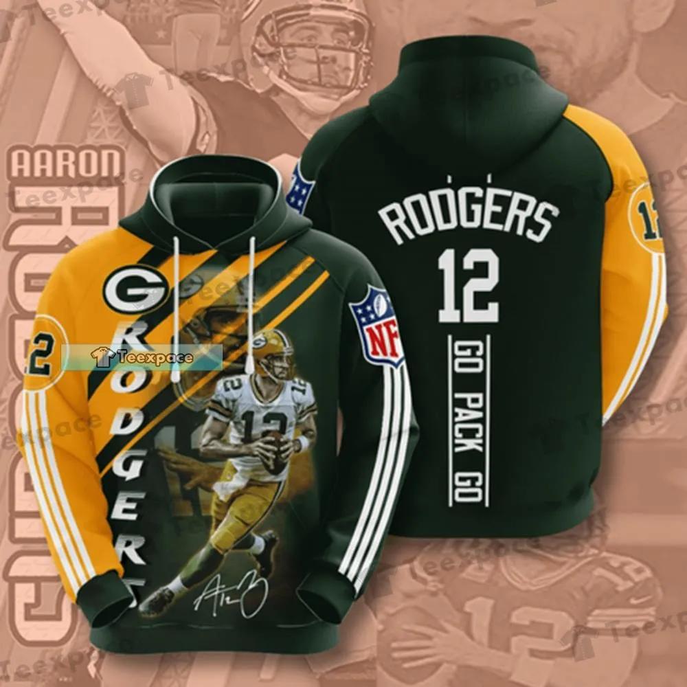 Green Bay Packers Hoodie 3D Go Pack Go V52 On Sale - Tana Elegant