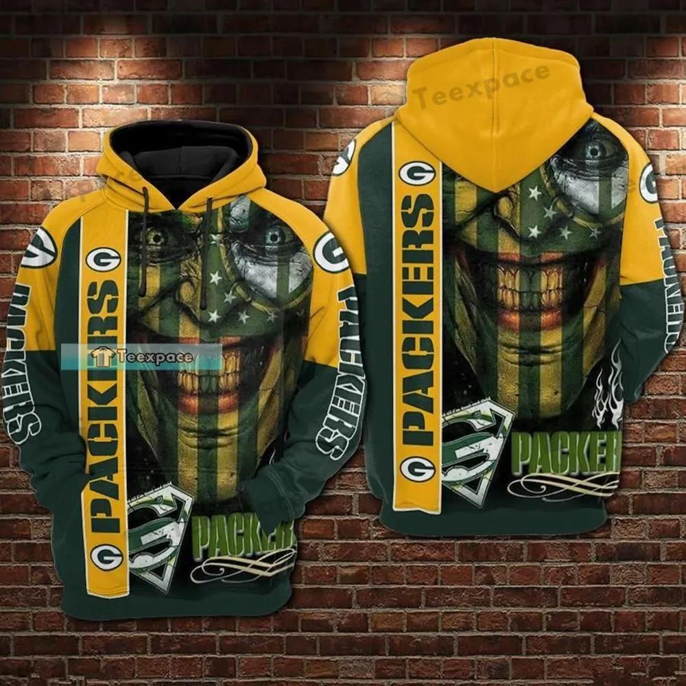 Green Bay Packers Halloween Horror Night 3D Pullover Hoodie - USALast