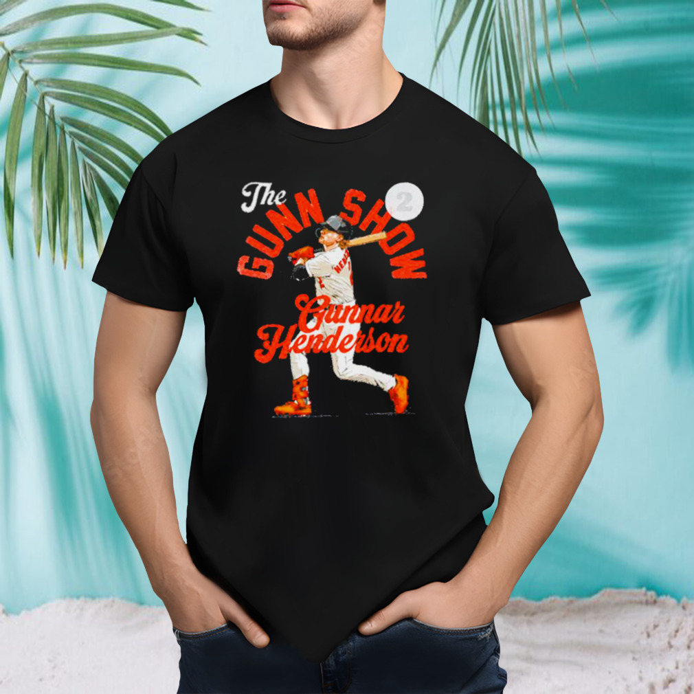 Gunnar Henderson Baltimore the Gunn Show Arc baseball shirt
