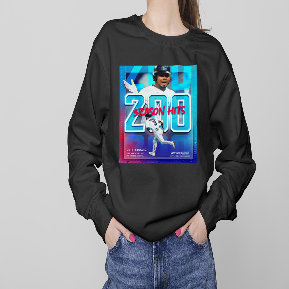 Luis Arráez Miami Marlins 200 Season Hits Shirt - Limotees