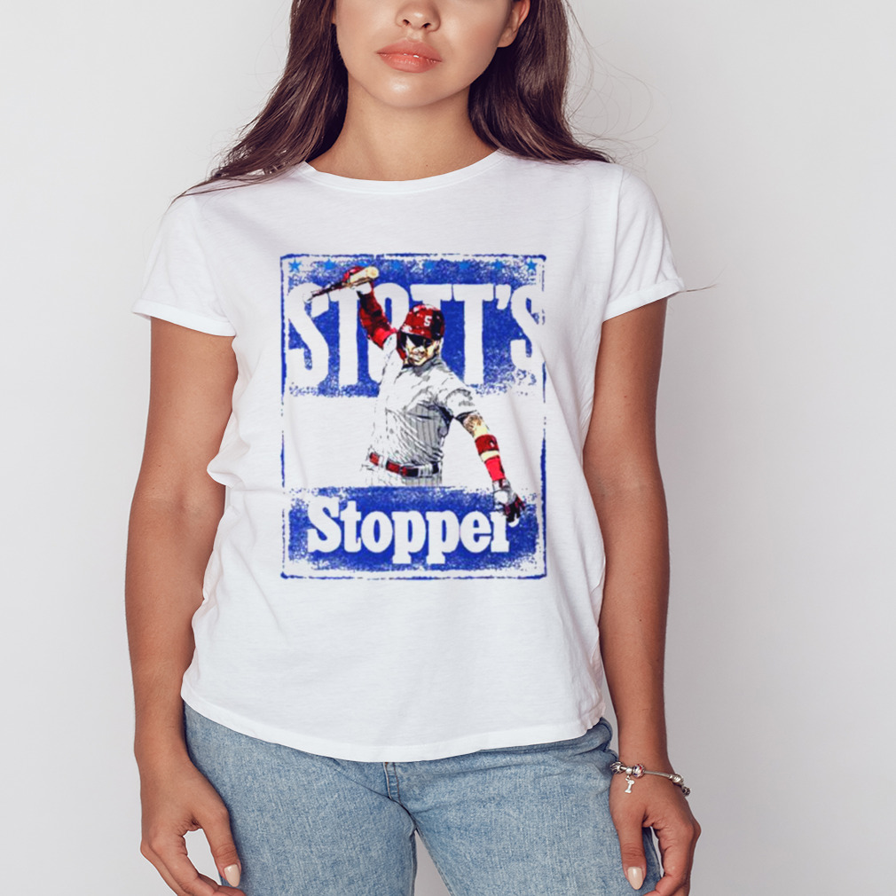 Bryson Stott Philadelphia Stott's Stopper Baseball Shirt