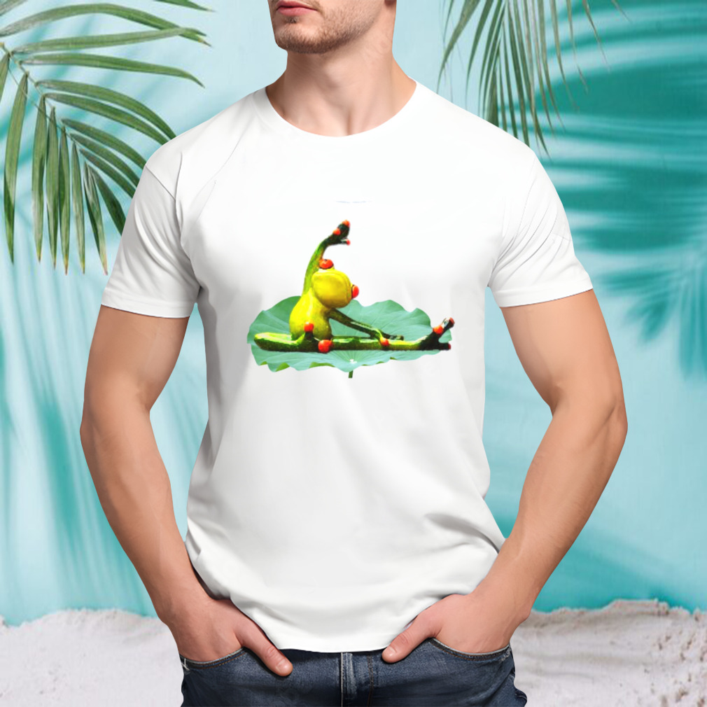 Yoga Frogs Stretching shirt