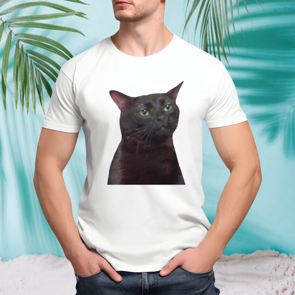 Zoned Out Cat Black Cat shirt