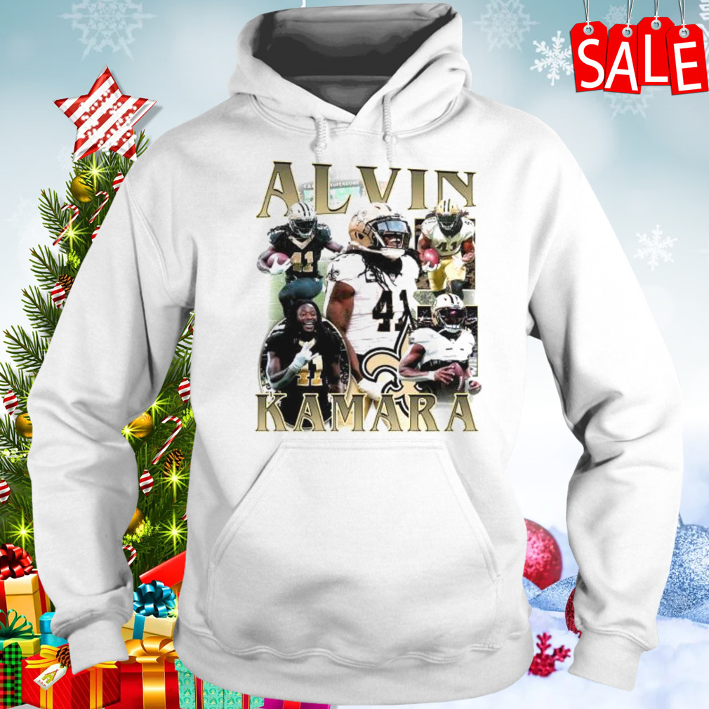 New Orleans Saints Alvin Kamara Unisex Color Rush Pullover Hoodie