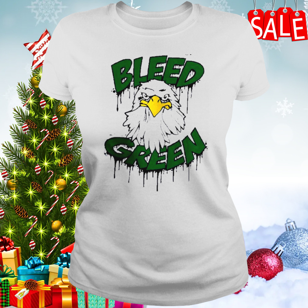 Bleed Green Swoop Philadelphia Eagles Shirt - Limotees