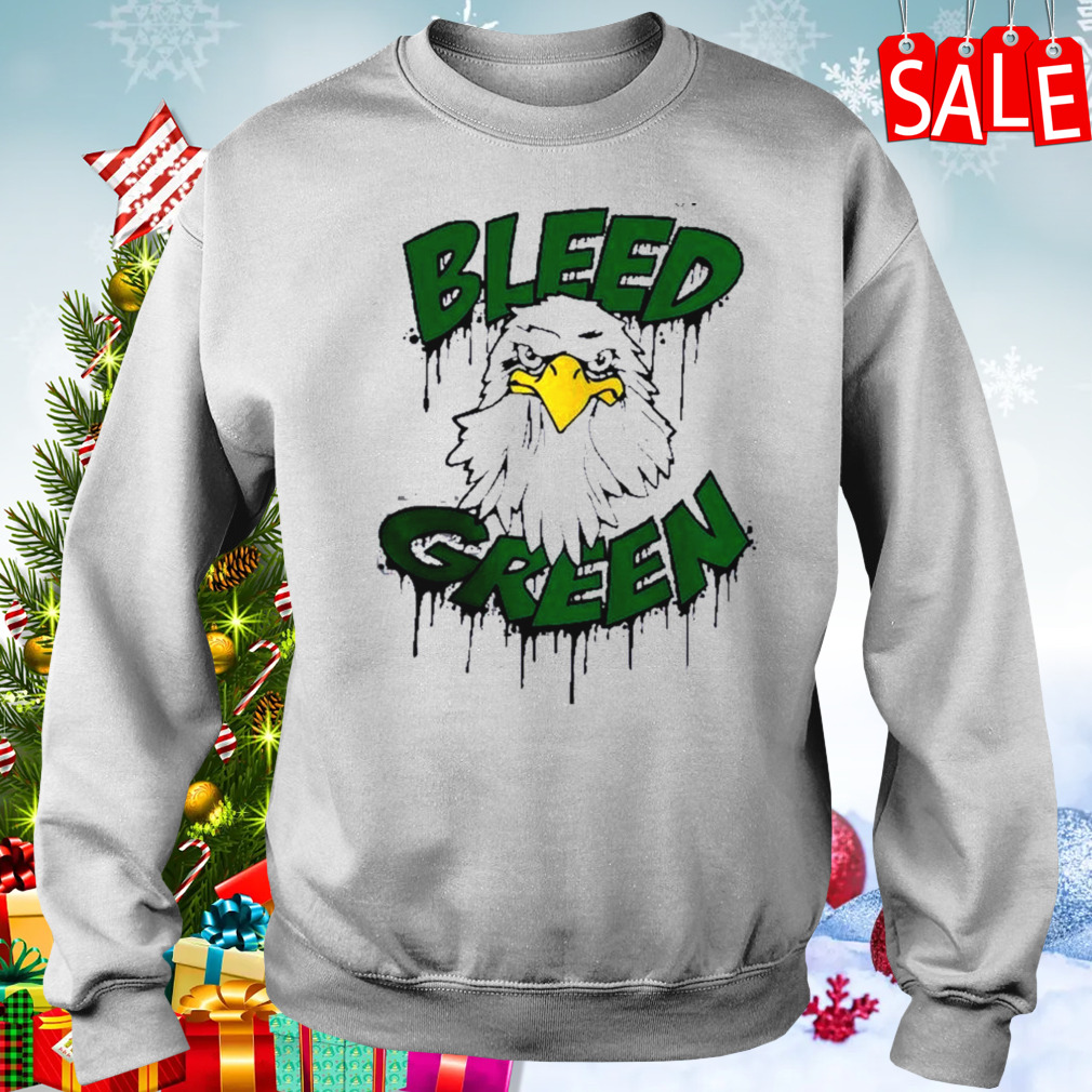 Bleed Green Swoop Philadelphia Eagles Shirt - Limotees