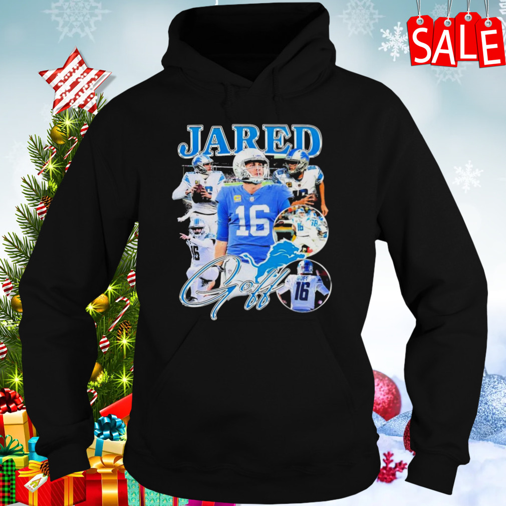 Detroit Football Sweatshirt Jared Goff Shirt Retro Foobal 