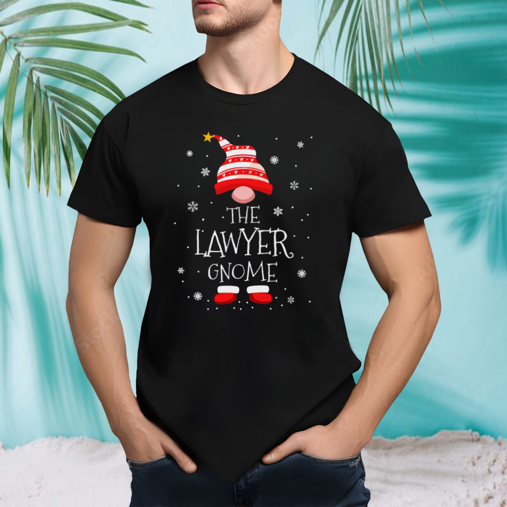 The Lawyer Christmas Gnome shirt