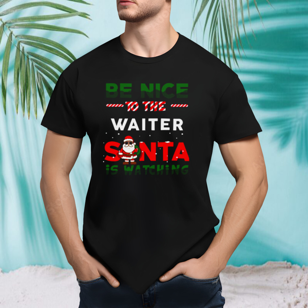 Waiter Christmas Vintage shirt