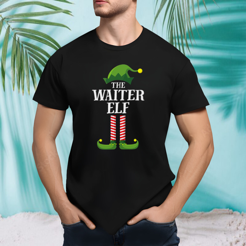 Waiter Elf Group Christmas Vintage shirt