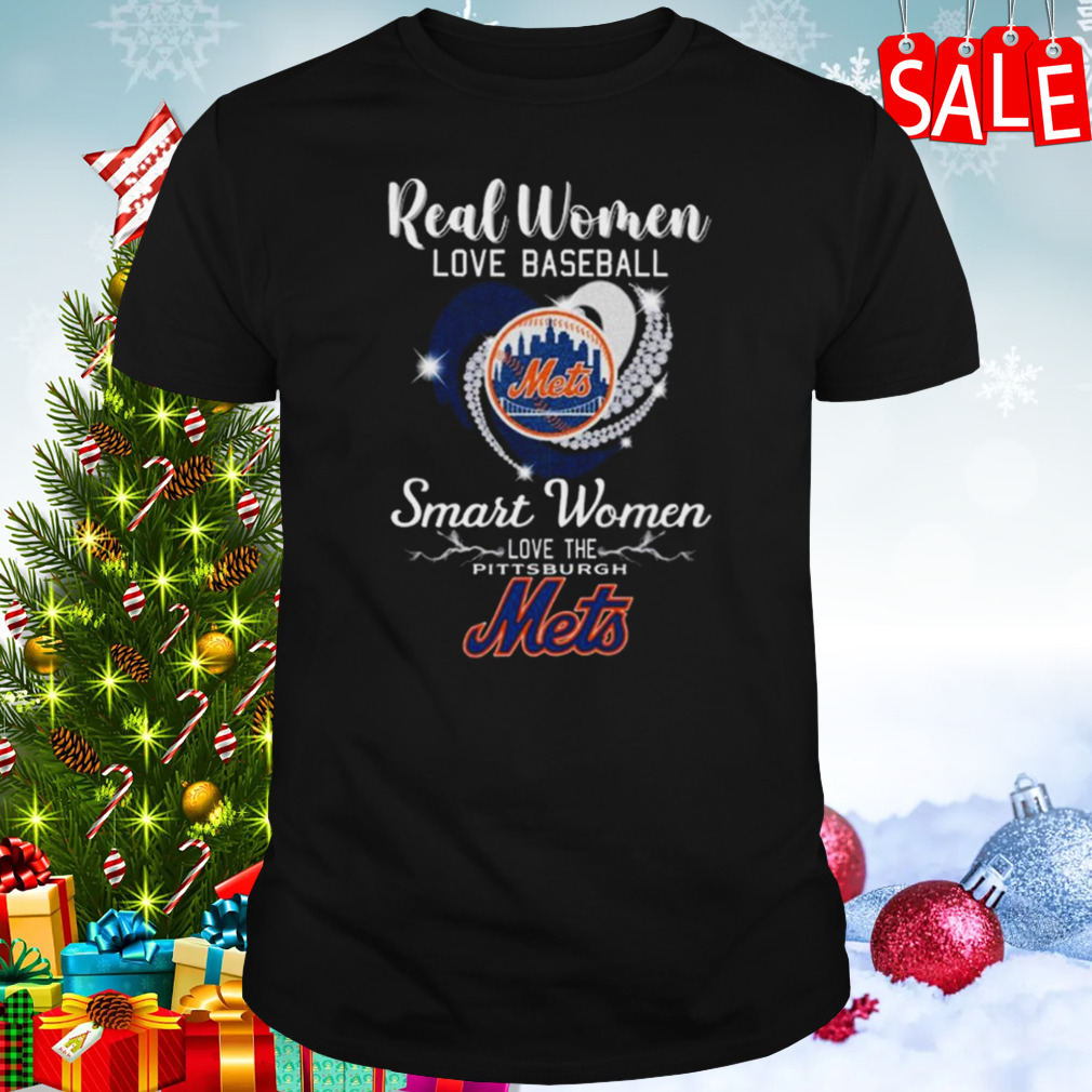 Real Women Love Baseball Smart Women Love The Mets T Shirt - Hersmiles in  2023