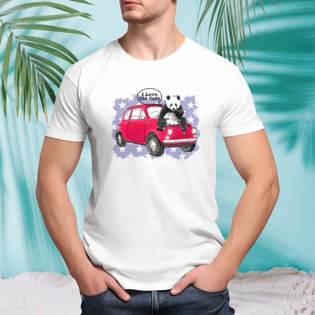 Panda On The Car Christmas shirt