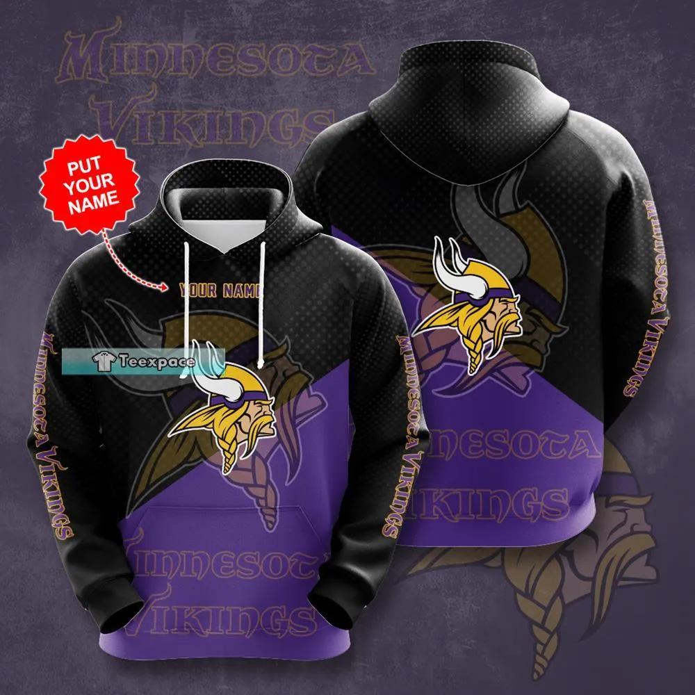 Personalized Blur Logo Dot Texture Minnesota Vikings Hoodie 1 Personalized Blur Logo Dot Texture Minnesota Vikings Hoodie