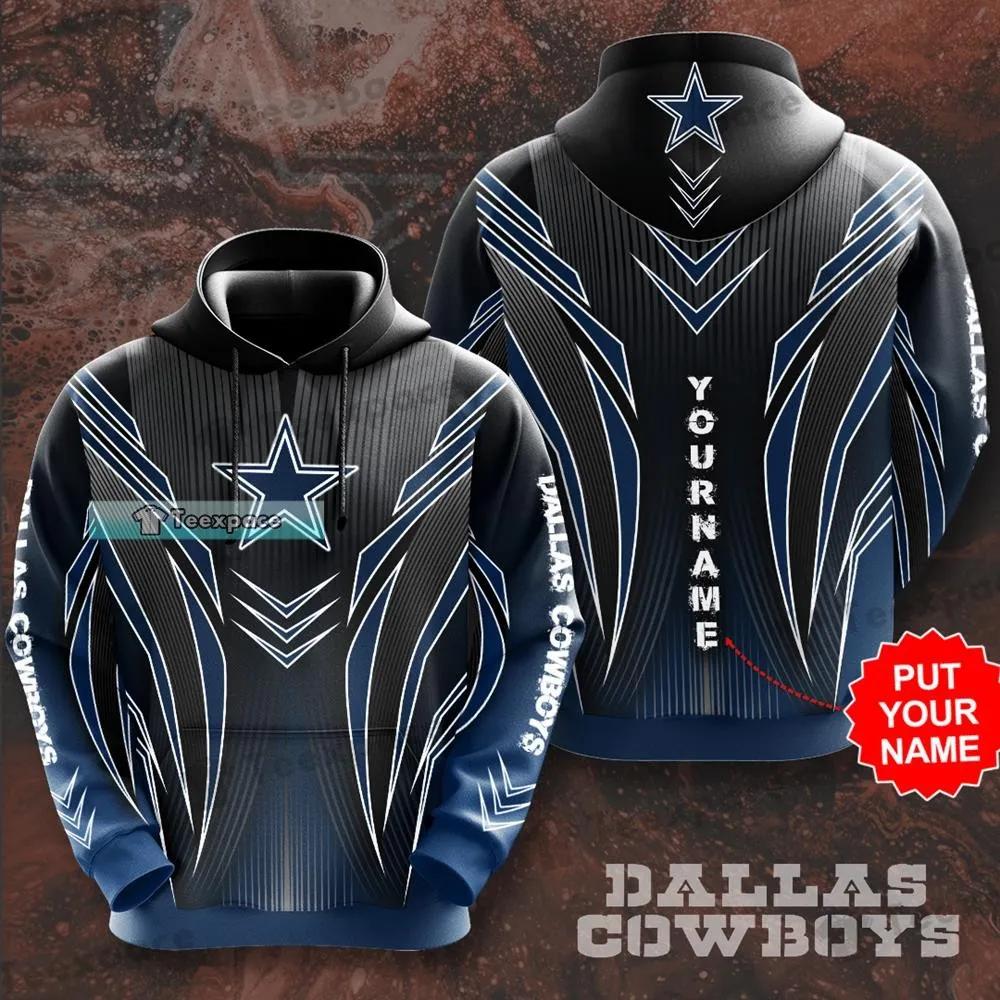Personalized Dallas Cowboys Curvy Midnight Star Hoodie 2 Personalized Dallas Cowboys Curvy Midnight Star Hoodie