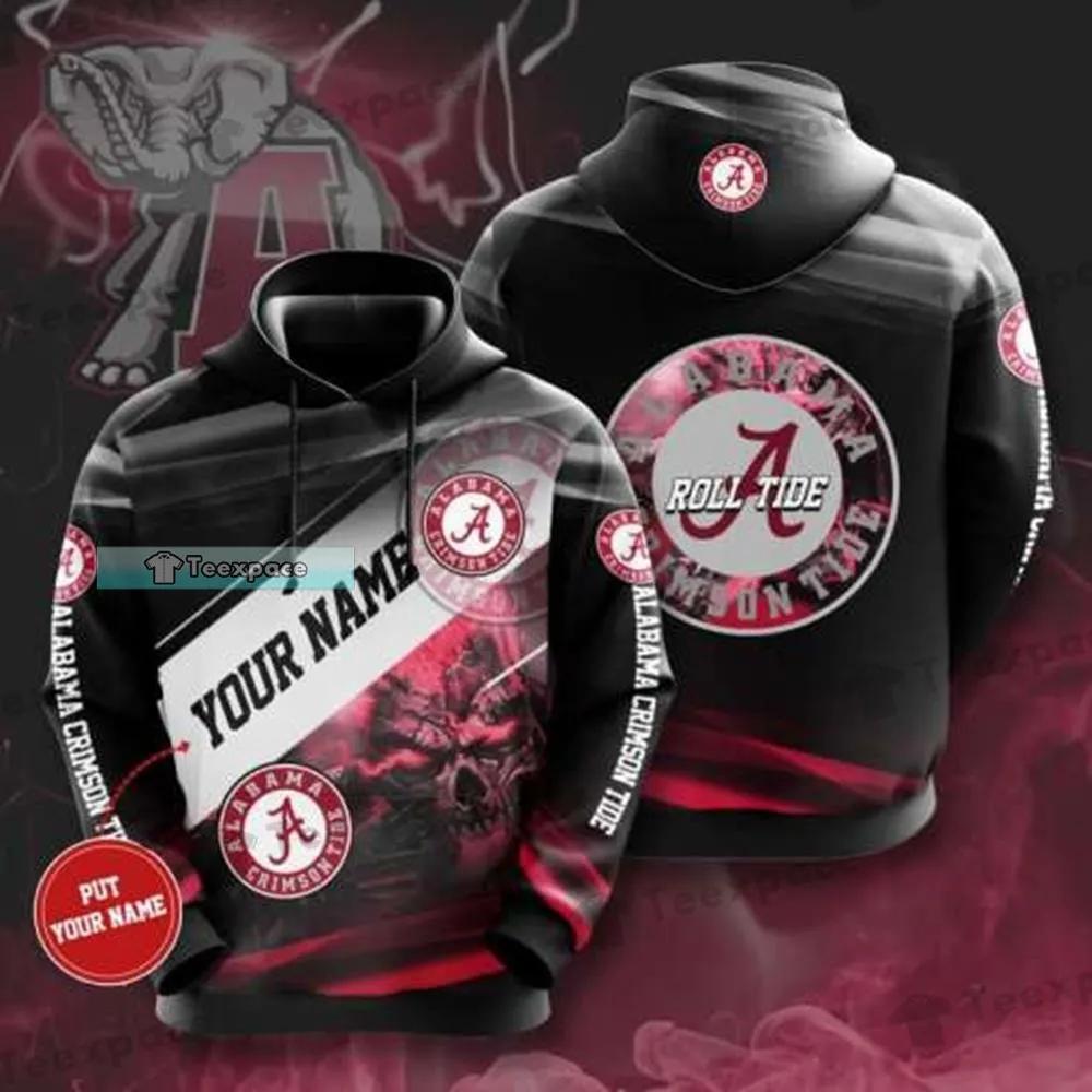 Personalized Lava Skull Alabama Crimson Tide Hoodie 1 Personalized Lava Skull Alabama Crimson Tide Hoodie