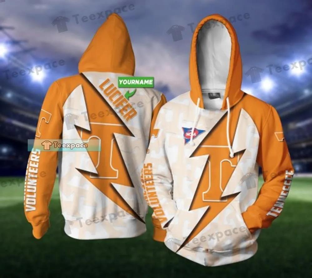 Personalized Lightning Pattern Tennessee Volunteers Gifts Hoodie 1 Personalized Lightning Pattern Tennessee Volunteers Gifts Hoodie