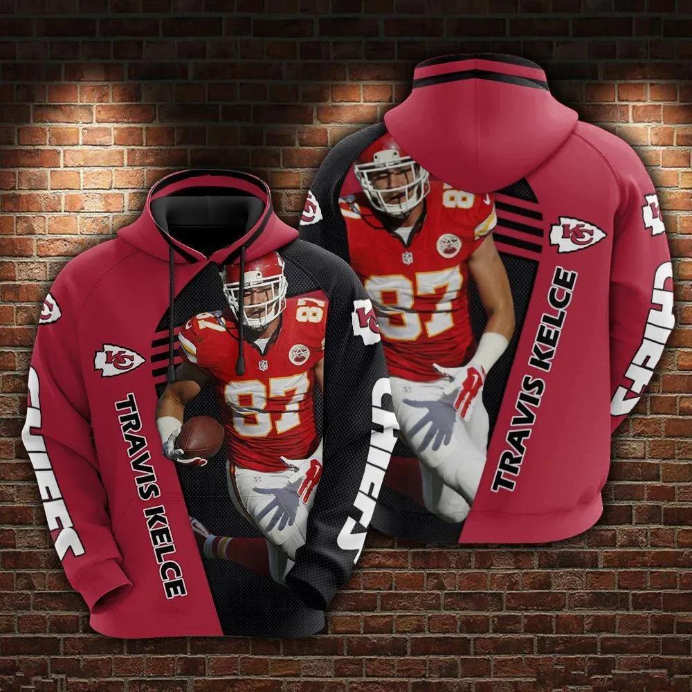 Travis Kelce Chiefs Hoodie Mens Unique Chiefs Gift