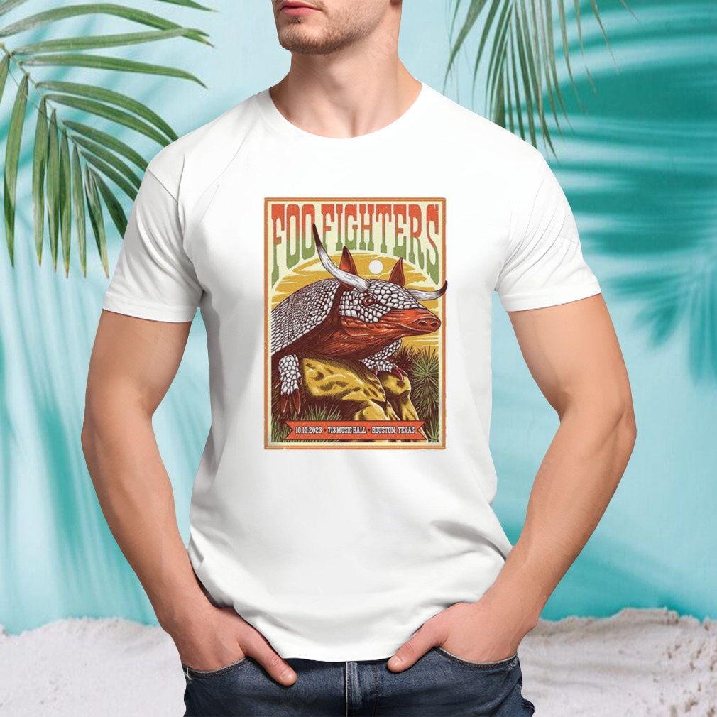 Foo Fighters 10 October 2023 713 Music Hall Houston Texas Let’s Rock T-Shirt