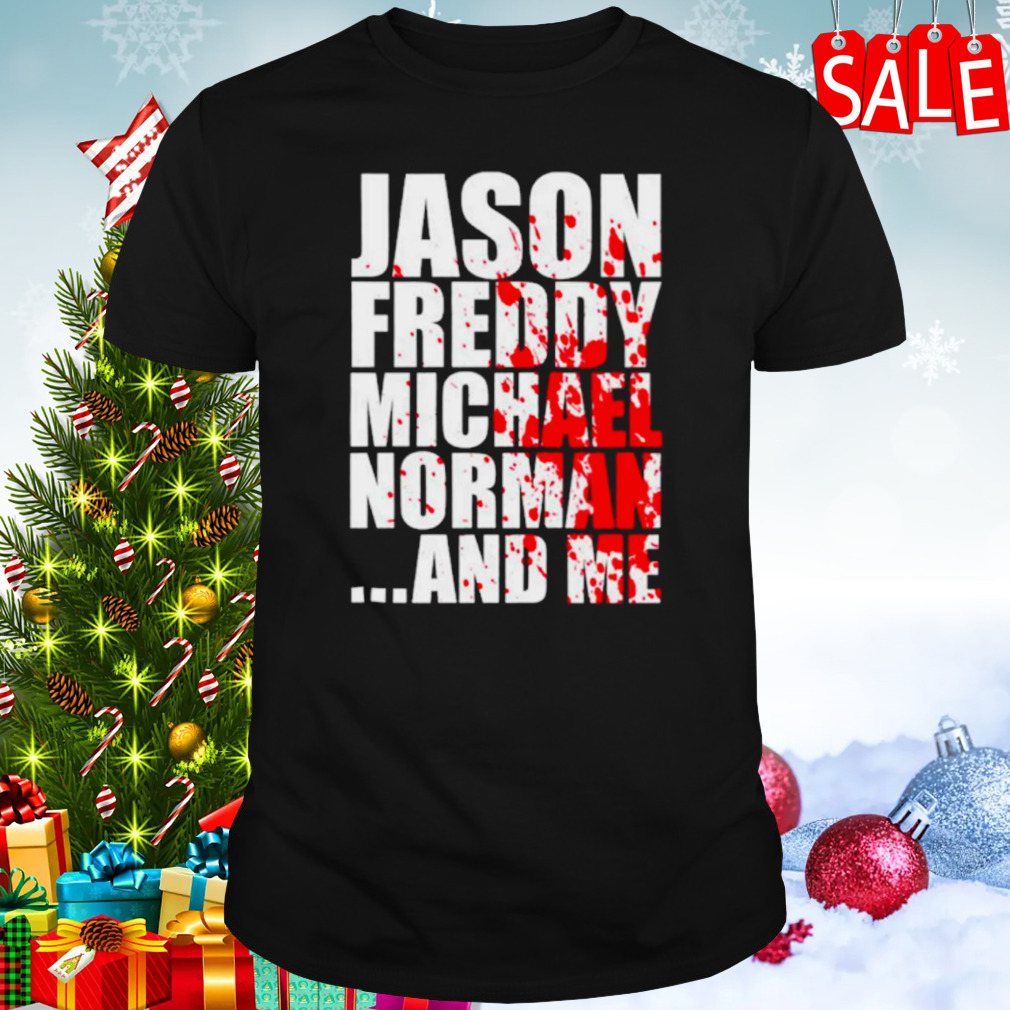 Jason Freddy Michael Norman and ne shirt