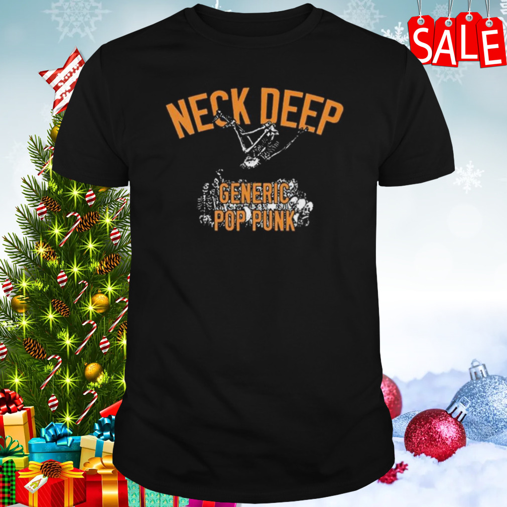 Neck Deep Generic Pop Punk Skeleton Mosher T-shirt