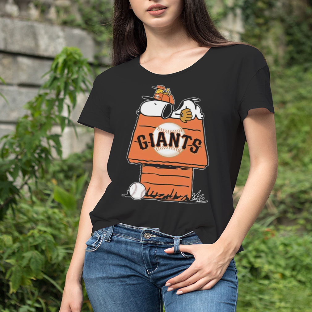 San Francisco Giants Baseball Snoopy And Woodstock The Peanuts 2022 T Shirt