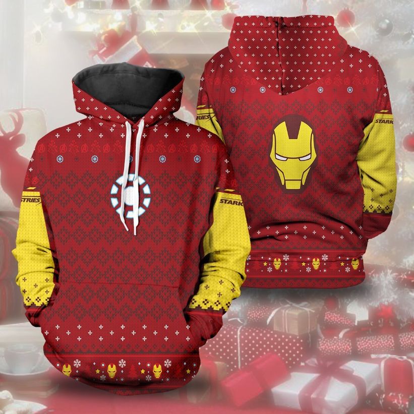 A Very Stark Iron Man Christmas Unisex Hoodie T-Shirt