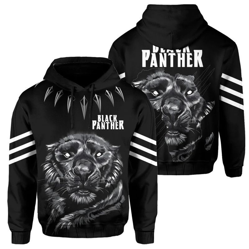 Africa Zone - Black Panther Party Civil War Over Print 3d Zip Hoodie