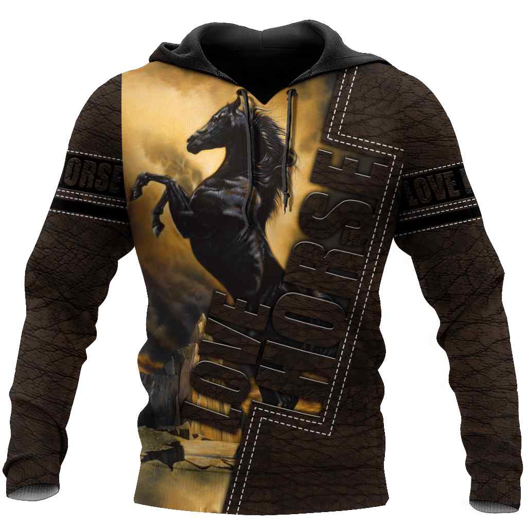 Animal Gifts Horse Hoodie Love Horse