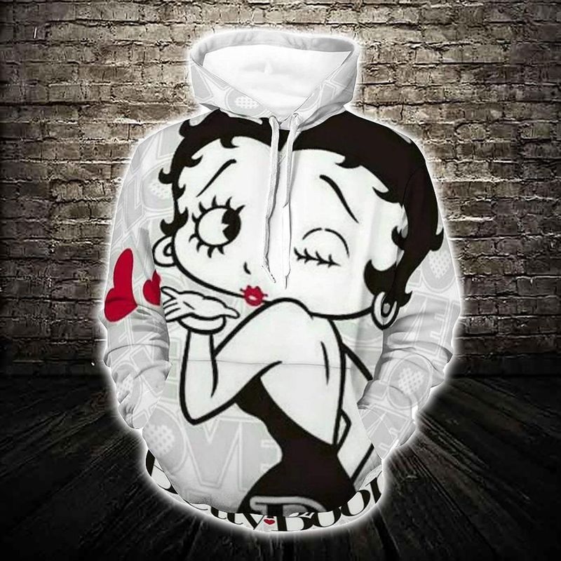 Betty Boop Classic 3d Zip Hoodie